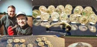 Historia „skarbu legionisty”… czyli rzymskie denary odkryte przez dwóch Polaków! (GALERIA) skarb rzymskich monet odkryty w uk