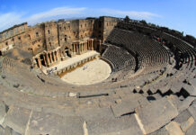 Historia pokazała że ze zmianami klimatu można sobie poradzić, ale wymaga to działań Starożytny teatr Borsa w Syrii