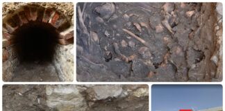Cmentarz i tunel odkryty przez archeologów pod parkingiem w Jaśle (GALERIA) Tunel i cmentarz po dawnym klasztorze odkryty na placu Żwirki i Wigury w Jaśle