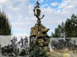 Vickers E z Kasiny Wielkiej – śladem niezwykłego pancernego artefaktu (GALERIA) Pomnik z wieży czołgu Vickers typ E w Kasinie Wielkiej