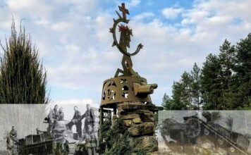 Vickers E z Kasiny Wielkiej – śladem niezwykłego pancernego artefaktu (GALERIA) Pomnik z wieży czołgu Vickers typ E w Kasinie Wielkiej