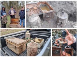 Bielinek nad Odrą – odkryli w ogrodzie depozyt „uciekających Niemców” z 1945 roku! Niemiecki depozyt Bielinek