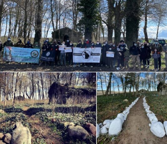 Projekt „Ławeczka Pamięci” – przywracają stare cmentarze w zachodniopomorskim Tempelburg cmentarz