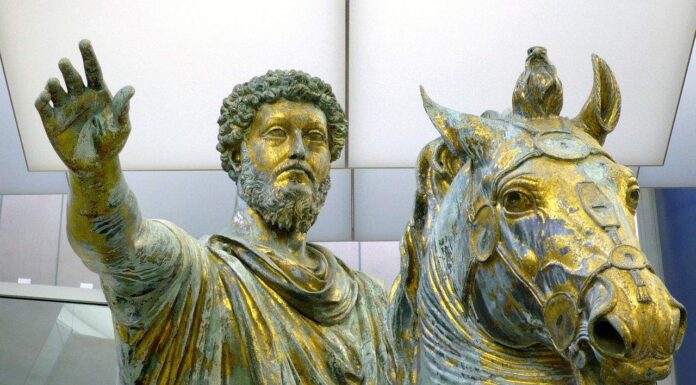 1900 lat temu urodził się Marek Aureliusz, wielki cesarz i filozof, jeden z ostatnich liczących się stoików Pomnik konny Marka Aureliusza