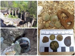 Eksploracja piwnic i dolnego zamku Gryf (GALERIA) Prace eksploracyjne na zamku Gryf