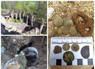 Eksploracja piwnic i dolnego zamku Gryf (GALERIA) Prace eksploracyjne na zamku Gryf