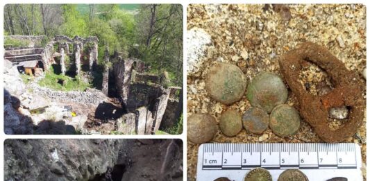 Eksploracja piwnic i dolnego zamku Gryf (GALERIA) Prace eksploracyjne na zamku Gryf