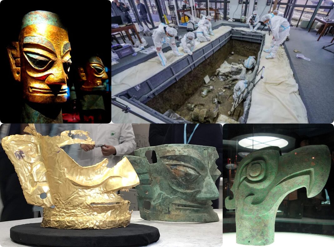 artefakty z Sanxingdui