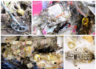 Rosja. Skradziona biżuteria warta 8 mln zł odkryta w lesie (FILM) Biżuteria warta 160 mln rubli odkryta w plastikowych workach w lesie