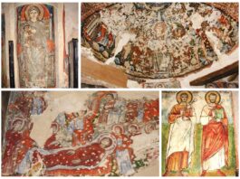 Średniowieczne malowidła syryjskich mnichów odkryte pod tynkami kościoła malowidła Deir al-Surian