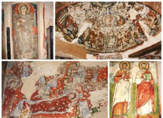 Średniowieczne malowidła syryjskich mnichów odkryte pod tynkami kościoła malowidła Deir al-Surian