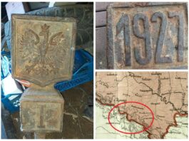 Słup graniczny z okresu IIRP odkryty na Ukrainie + wywiad (FILM) słupek graniczny IIRP