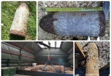 Wysadzać czy nie wysadzać – zabytkowe pociski zabezpieczone przez saperów! zabytkowe pociski