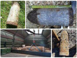 Wysadzać czy nie wysadzać – zabytkowe pociski zabezpieczone przez saperów! zabytkowe pociski