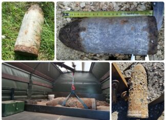 Wysadzać czy nie wysadzać – zabytkowe pociski zabezpieczone przez saperów! zabytkowe pociski