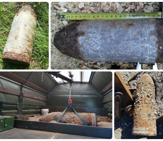 Wysadzać czy nie wysadzać – zabytkowe pociski zabezpieczone przez saperów! zabytkowe pociski