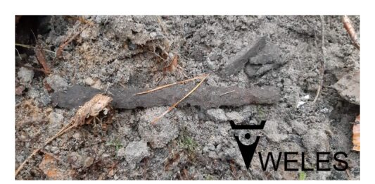 Mają ponad 1600 lat – żelazny grot oszczepu i nóż znalezione pod Toruniem