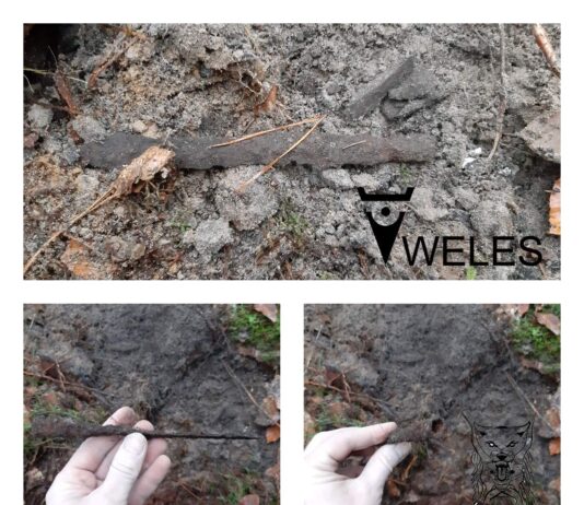 Mają ponad 1600 lat – żelazny grot oszczepu i nóż znalezione pod Toruniem