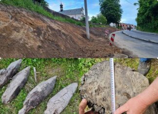 Ślady zapomnianego grodziska odkryto w Tarnogrodzie (GALERIA) Grodzisko odkryte w Tarnogrodzie