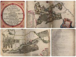Na wirtualnej wystawie opublikowano Atlas Radziwiłłowski z 1781 roku! Mapy z Atlasu Radziwiłłowskiego