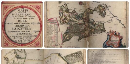 Na wirtualnej wystawie opublikowano Atlas Radziwiłłowski z 1781 roku! Mapy z Atlasu Radziwiłłowskiego