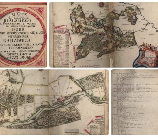 Na wirtualnej wystawie opublikowano Atlas Radziwiłłowski z 1781 roku! Mapy z Atlasu Radziwiłłowskiego