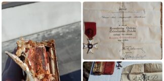 Krzyż Oficerski Odrodzenia Polski – niezwykły depozyt spod drzewa! (GALERIA) Krzyż Orderu Odrodzenia Polski