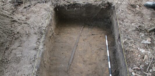 Bardzo rzadką broń białą z VIII w. odkryto w Wdeckim Parku Krajobrazowym (GALERIA) Długi miecz bojowy