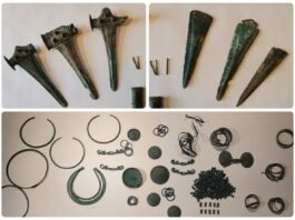 Berła i sztylety oraz ozdoby z brązu – dwa skarby z p.n.e. z woj. lubuskiego! (GALERIA) Dwa skarby z epoki brązu