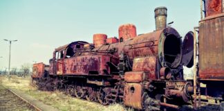Pozostawione na pastwę czasu… cmentarzysko lokomotyw w Krakowie (GALERIA) stara lokomotywa w Płaszowie
