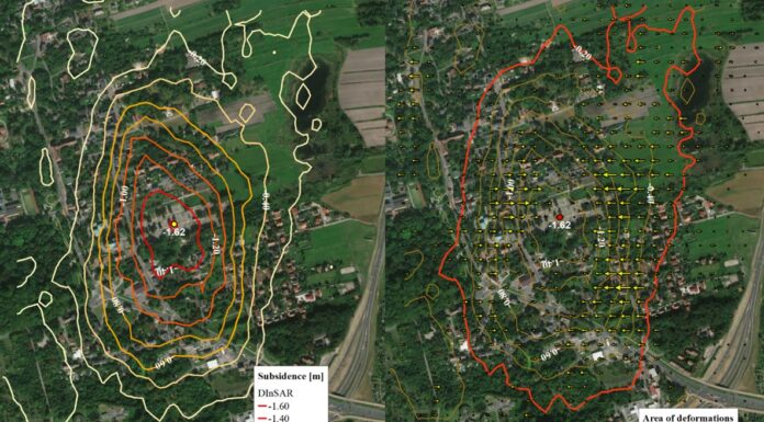 System monitorowania deformacji powierzchni Ziemi wskaże osiadające tereny chroniąc m.in. zabytki system monitoringu zapadania ziemi