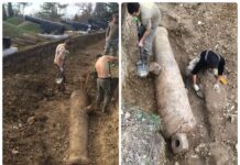 Pod latarnią najciemniej… armata z XIX w. odkryta w bastionie (GALERIA)