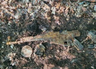 Broń legenda – StG44 odnaleziony w lesie pod Lubaniem (GALERIA) karabin stg 44