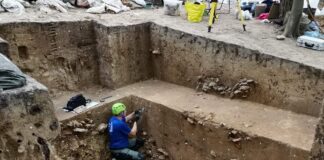 Pracownia krzemieniarska sprzed 10 tys. lat odkryta na Wyżynie Krakowsko-Częstochowskiej pracownia krzemienia wykopaliska