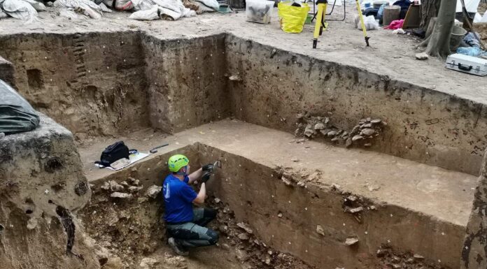 Pracownia krzemieniarska sprzed 10 tys. lat odkryta na Wyżynie Krakowsko-Częstochowskiej pracownia krzemienia wykopaliska