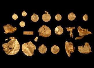 Na pierwszych poszukiwaniach z wykrywaczem znalazł blisko 1 kilo złota wikingów! złoto wikingów