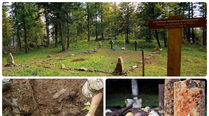 Poszukują poległych w Bieszczadach… i ekshumują ich na nowy cmentarz! (GALERIA) Operacja Manylowa Galicja