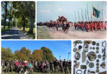 Wyruszyli „Tropem Wojsk Szwedzkich” poszukując ich obozu i początku „Potopu” (GALERIA +FILM) Tropem Wojsk Szwedzkich zlot