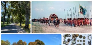 Wyruszyli „Tropem Wojsk Szwedzkich” poszukując ich obozu i początku „Potopu” (GALERIA +FILM) Tropem Wojsk Szwedzkich zlot