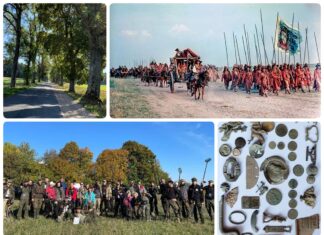 Wyruszyli „Tropem Wojsk Szwedzkich” poszukując ich obozu i początku „Potopu” (GALERIA +FILM) Tropem Wojsk Szwedzkich zlot