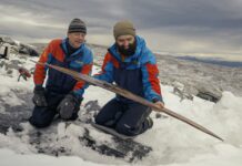 Najlepiej zachowana prehistoryczna para nart! (GALERIA +FILM) prehistoryczne narty