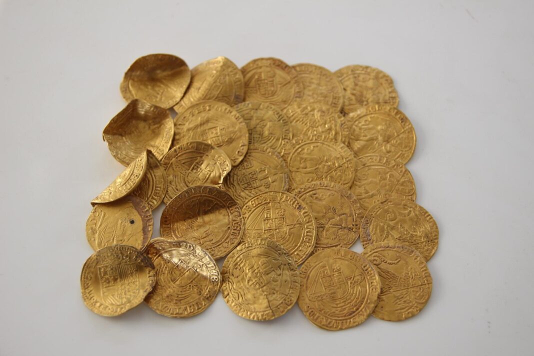 Skarb złotych monet odkryty w Holandii