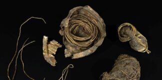 Pradziejowa osada i wiele niezwykłych zabytków w tym złota misa z motywem słońca! złote zabytki