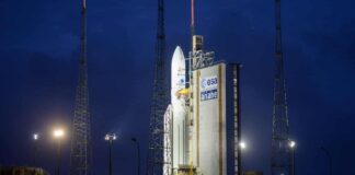 Wystrzelono Teleskop Webba – ma „ujawnić tajemnice wszechświata i pozwolić dotrzeć do jego początku” Ariane 5 teleskop Webba
