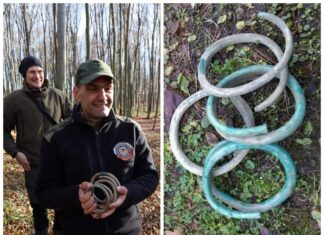 Podkarpackie. Poszukiwacz odkrył imponujący skarb ukryty 2500 lat temu! (GALERIA) Depozyt sprzed kilku tysięcy lat...