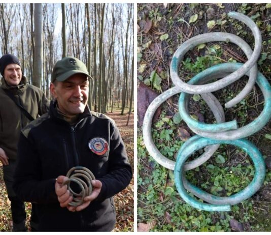 Podkarpackie. Poszukiwacz odkrył imponujący skarb ukryty 2500 lat temu! (GALERIA) Depozyt sprzed kilku tysięcy lat...