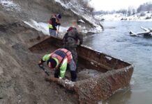 Twierdza Przemyśl. Wyjątkowe odkrycie z czasów I wojny światowej! Most pontonowy z I wojny światowej odkryty na terenie Twierdzy Przemyśl