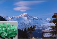 Szmaragdy, szafiry i rubiny – wspinacz odkrył skarb na Mont Blanc! skarb Mont Blanc