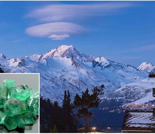 Szmaragdy, szafiry i rubiny – wspinacz odkrył skarb na Mont Blanc! skarb Mont Blanc