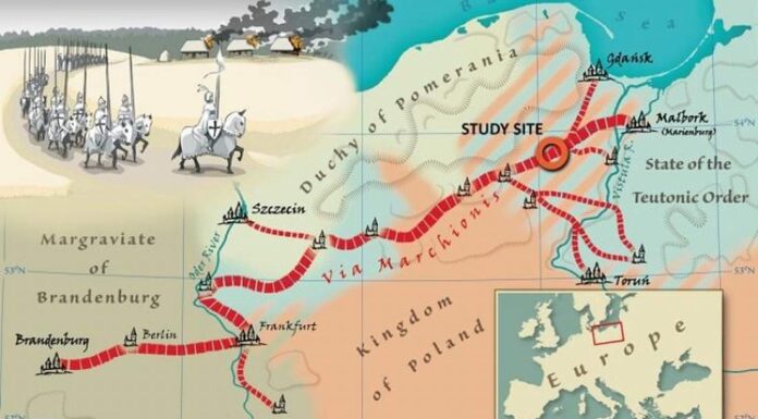 Jezioro odkrywa tajemnice średniowiecznej drogi Średniowieczna droga Via Marchionis, która wiodła przez Bory Tucholskie